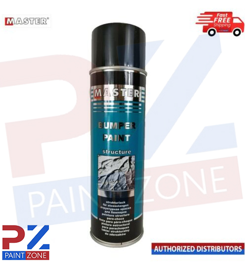 Bumper Paint Black Structure Paint Structure Spray Master Troton Plastic 500ml